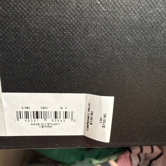 Coach Denim Logo Espadrilles Size 12D NIB Summer Slip Ons - Picture 11 of 11